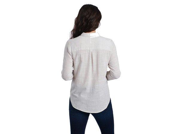 Women's Adele Long Sleeve - White/ Natural