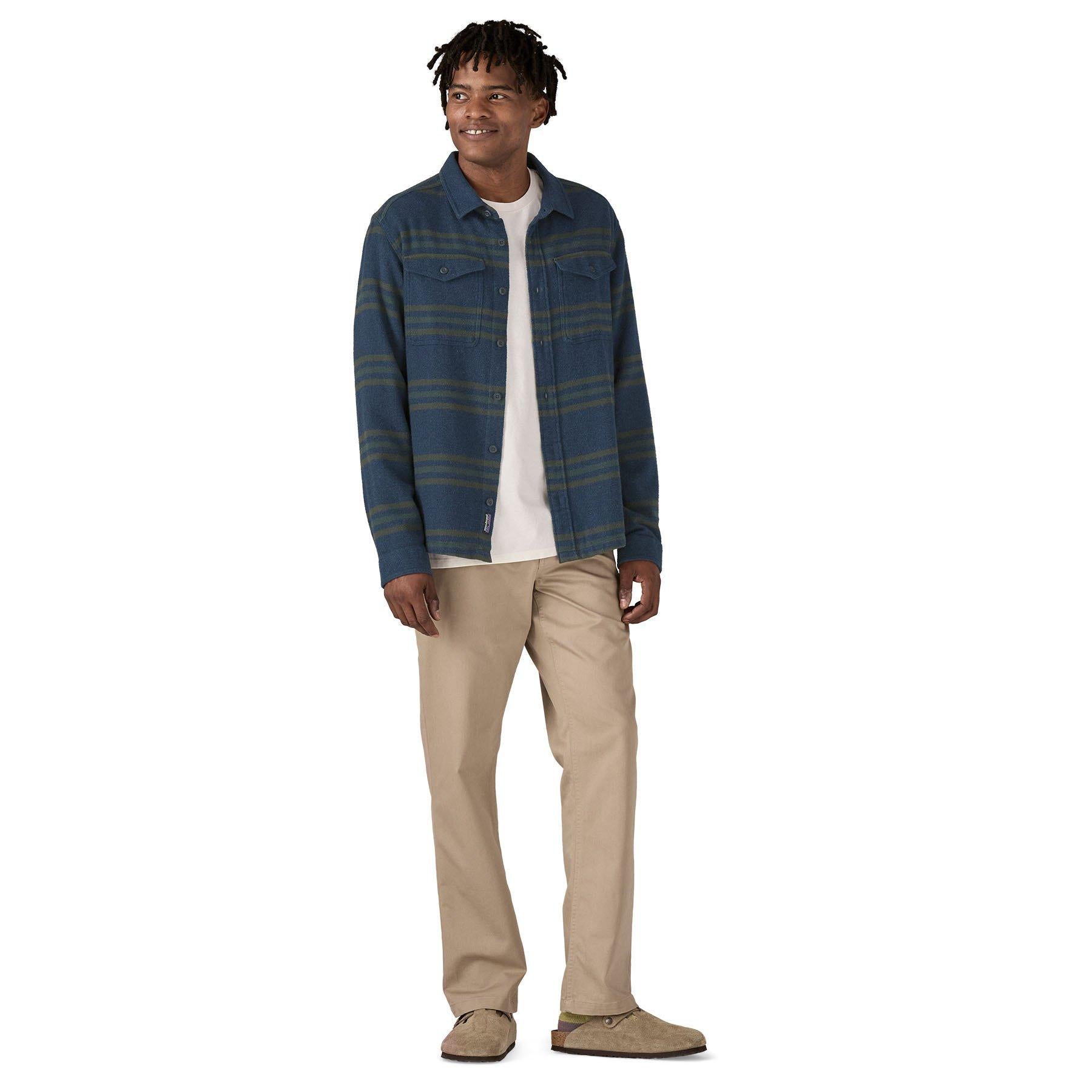 Men's Fjord Flannel Shirt - Blue