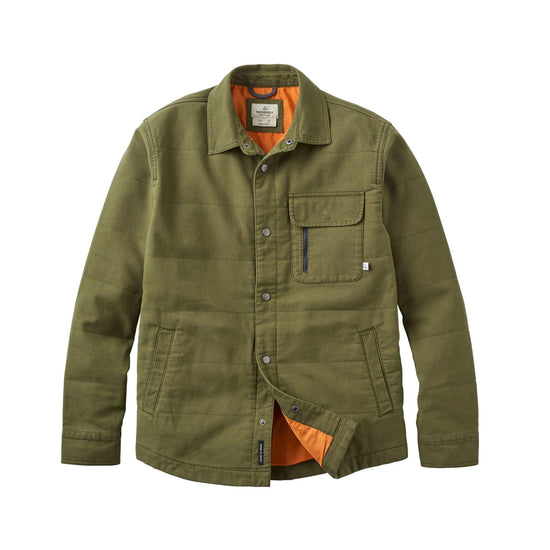 Men's Taranaki Quilted Overshirt - Green