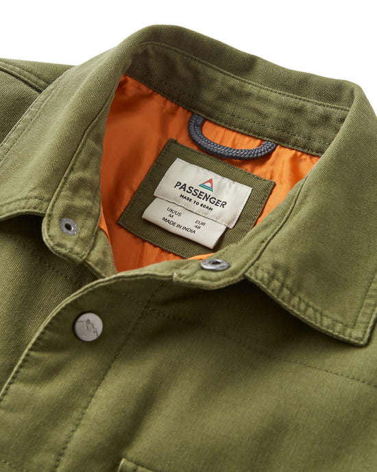 Men's Taranaki Quilted Overshirt - Green