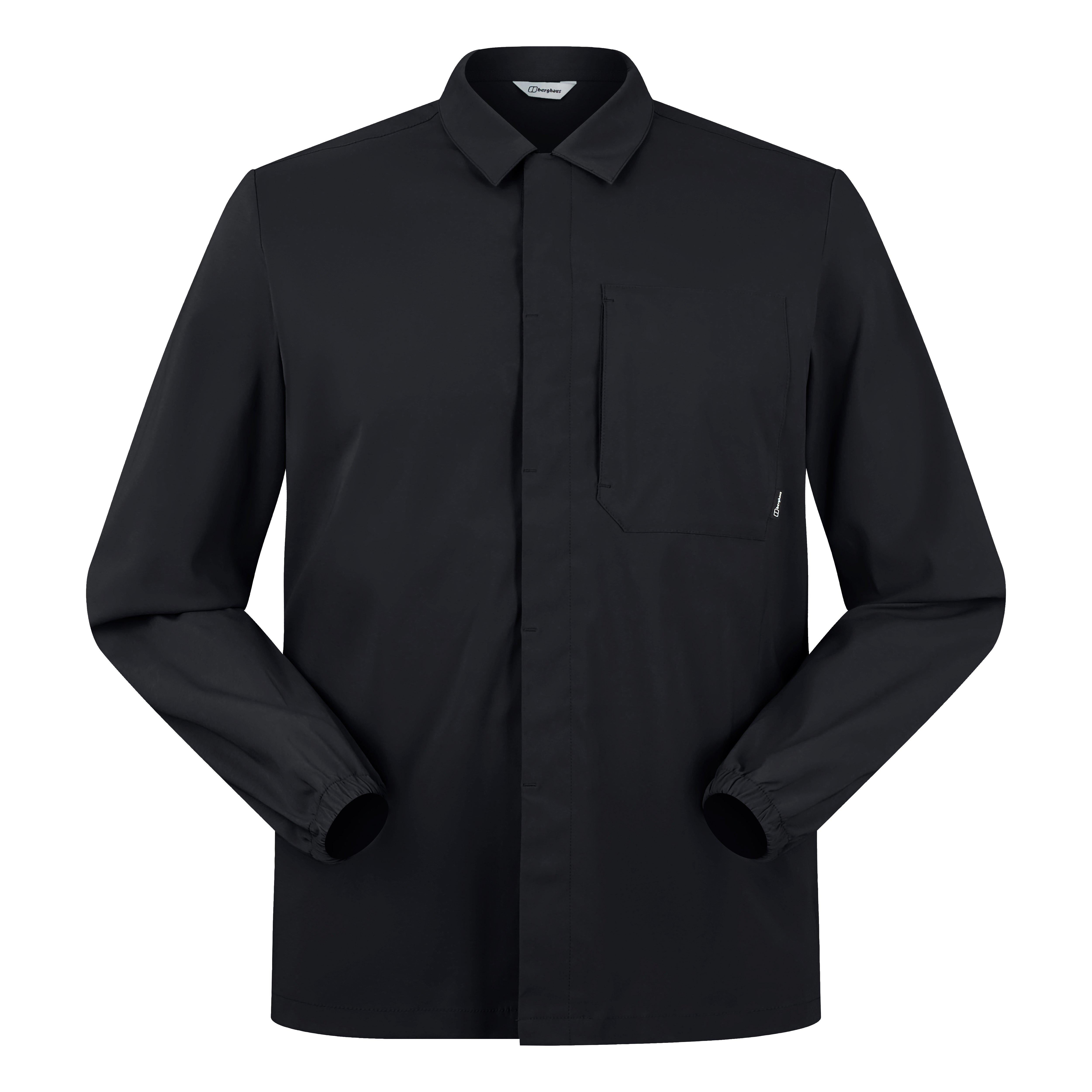 Men's Explorer Long-Sleeve Overshirt - Black