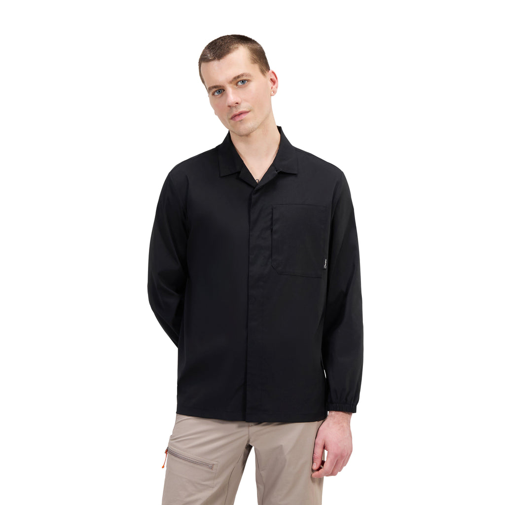 Men's Explorer Long-Sleeve Overshirt - Black