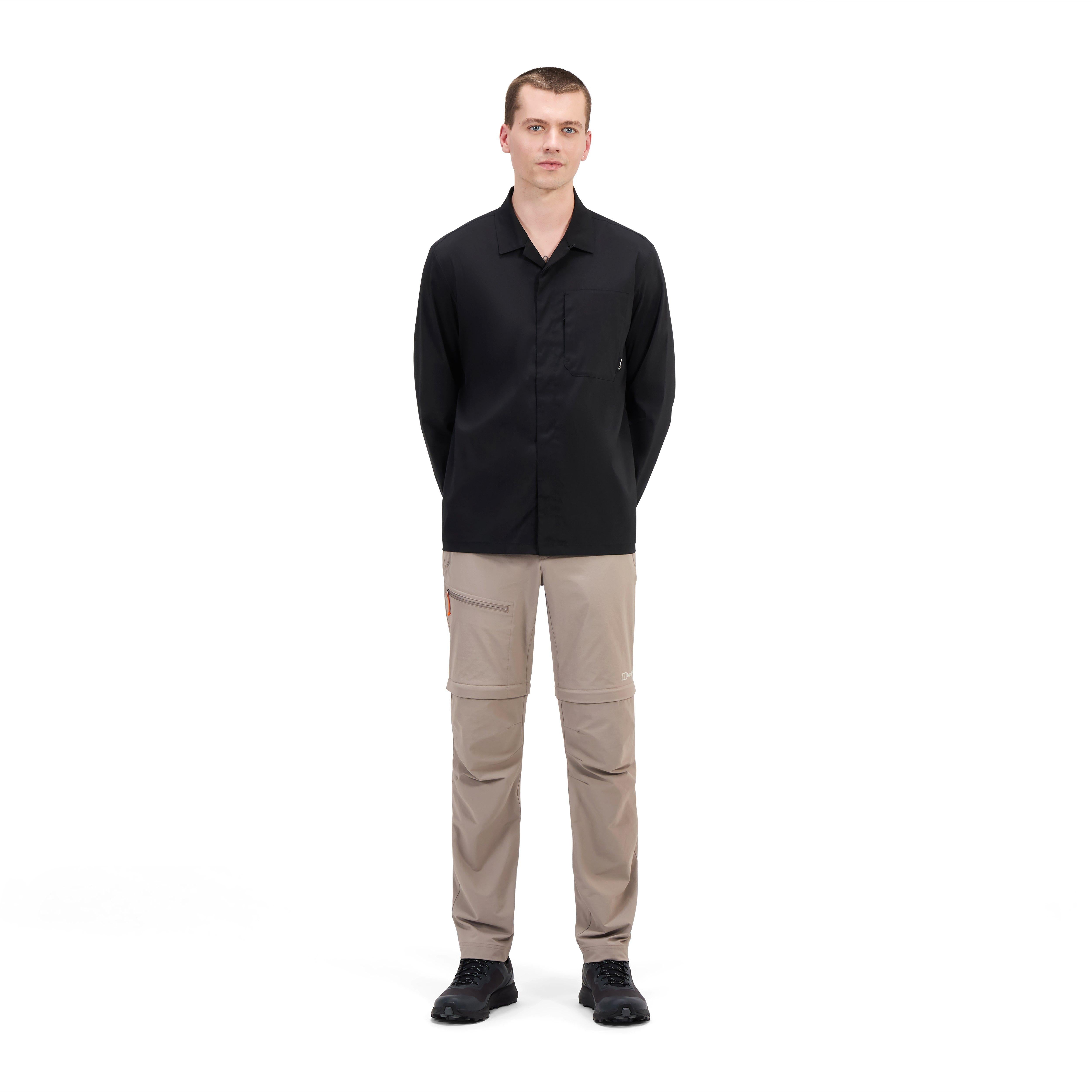 Men's Explorer Long-Sleeve Overshirt - Black