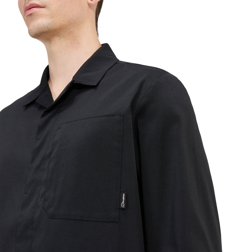 Men's Explorer Long-Sleeve Overshirt - Black