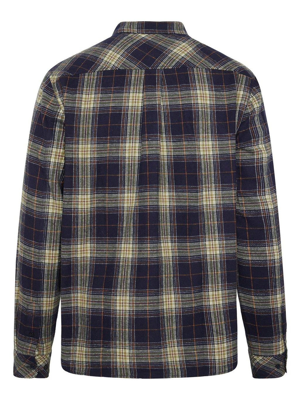 Men's Checked Flannel Shirt - Blue