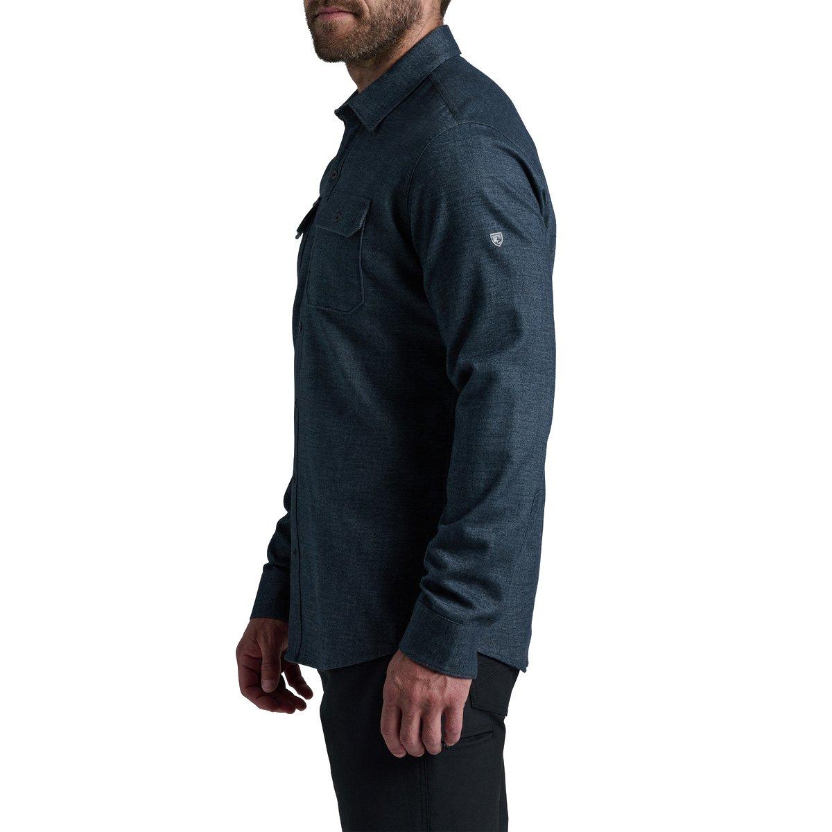 Men's Descendr Flannel Long-Sleeve Shirt - Blue