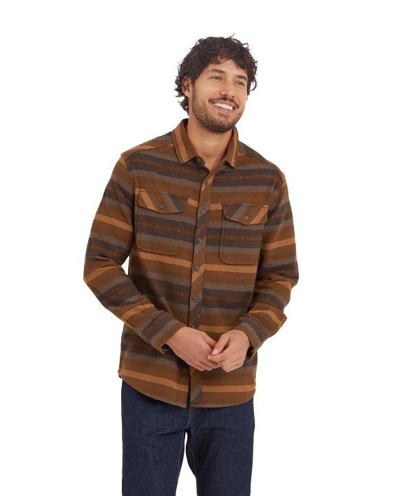 Men's Choejor Long-Sleeve Shirt - Brown