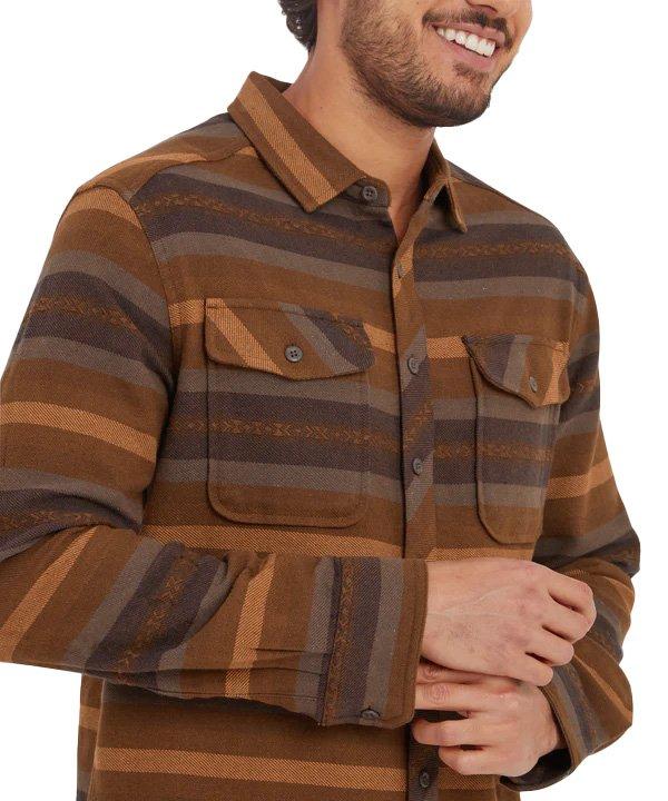 Men's Choejor Long-Sleeve Shirt - Brown