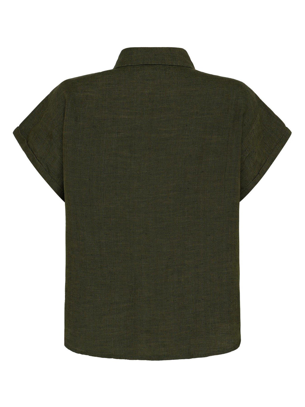 Women's Aster Linen Shirt - Green
