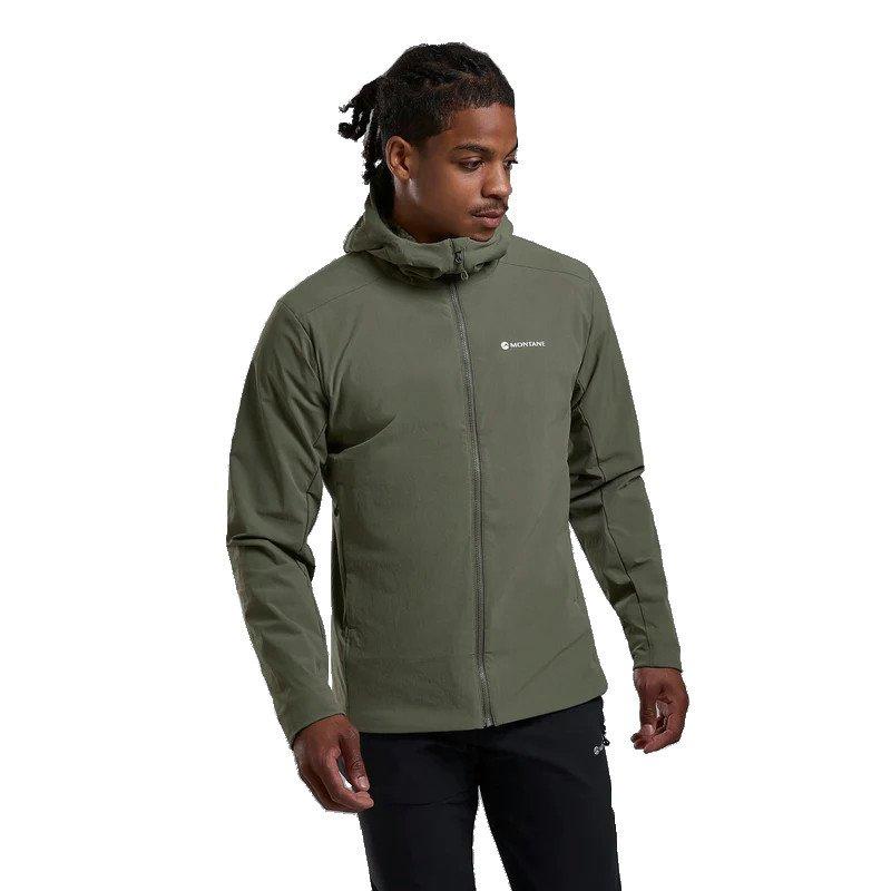 Men's Khamsin Hooded Softshell Jacket - Green