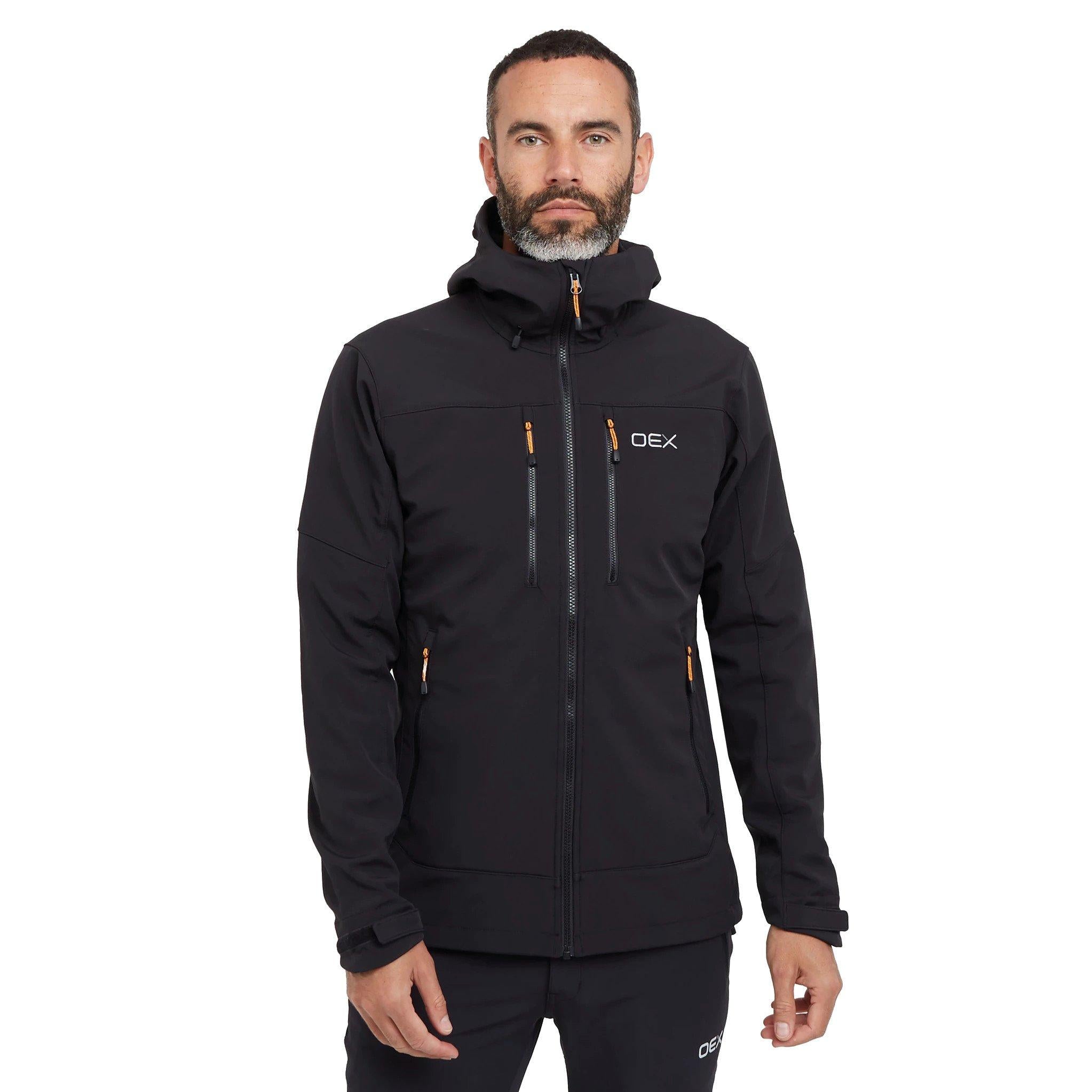 【 peak】FR Over Coat　Black OEX Men's Kirkton Softshell - Black | Tiso