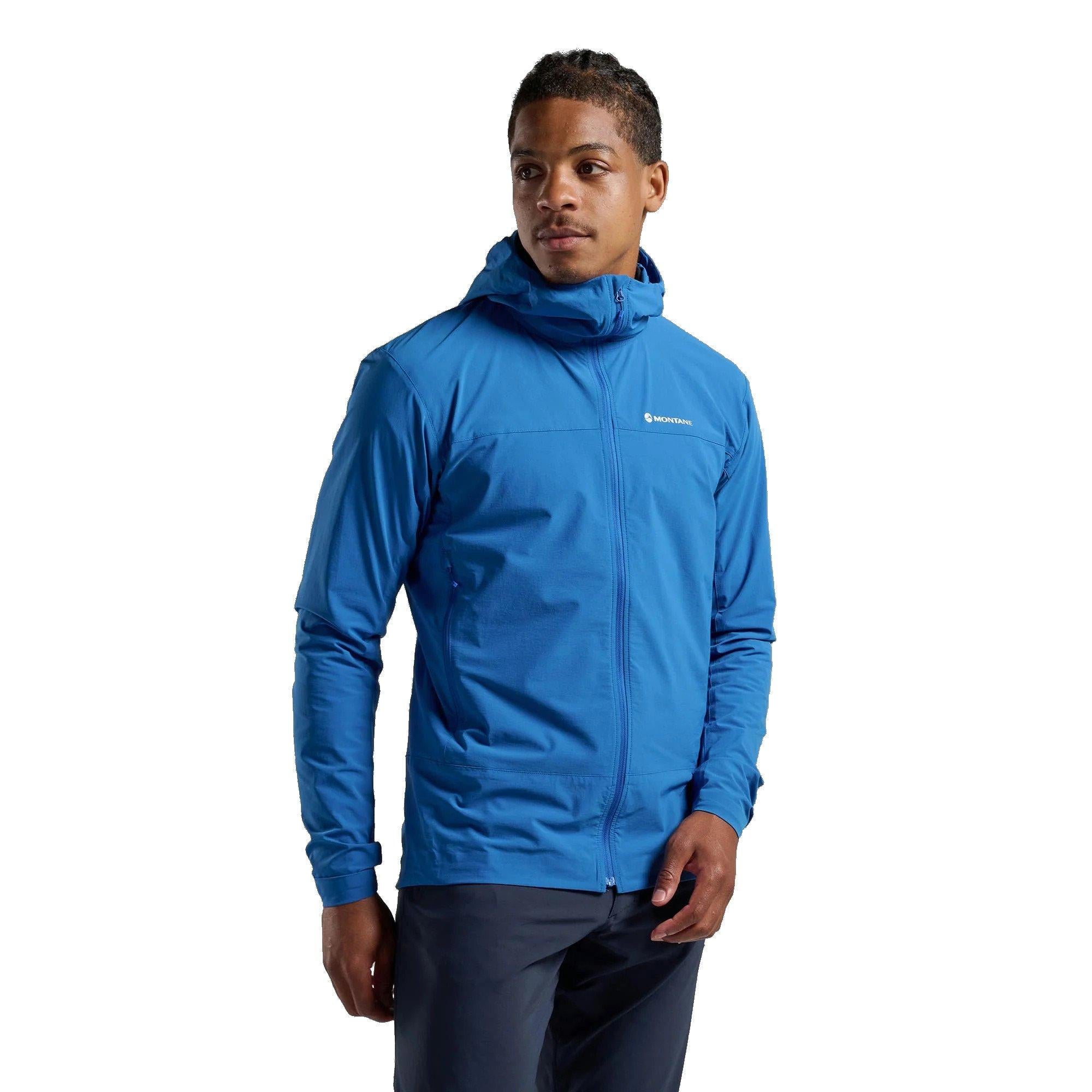 Montane Men's Tenacity Nano Hooded Softshell Jacket - Blue | Tiso