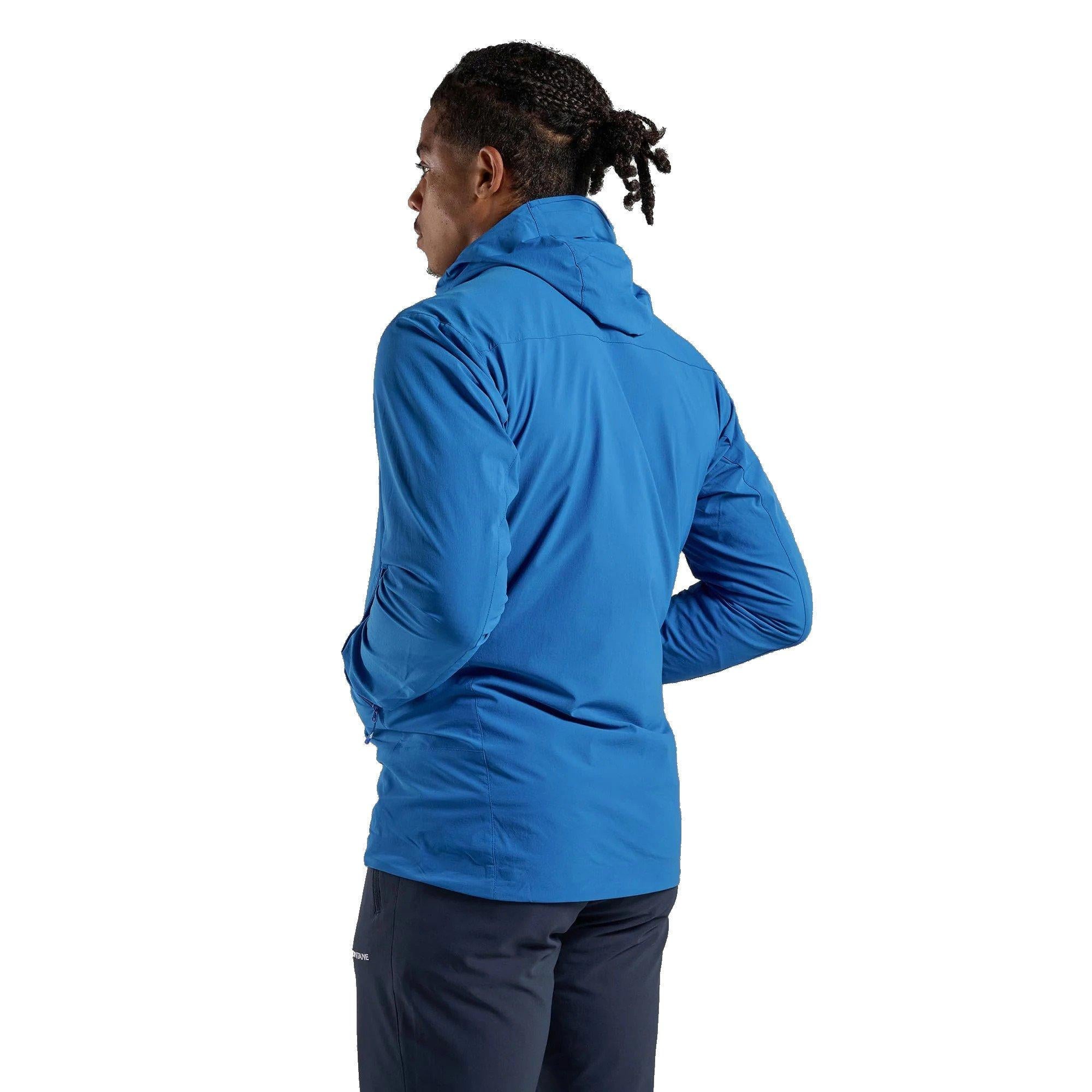 Men's Tenacity Nano Hooded Softshell Jacket - Blue