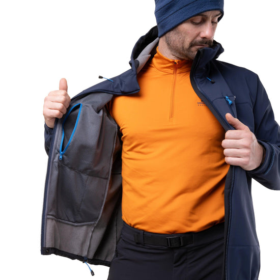 Men's Vulcan Hooded Jacket - Navy