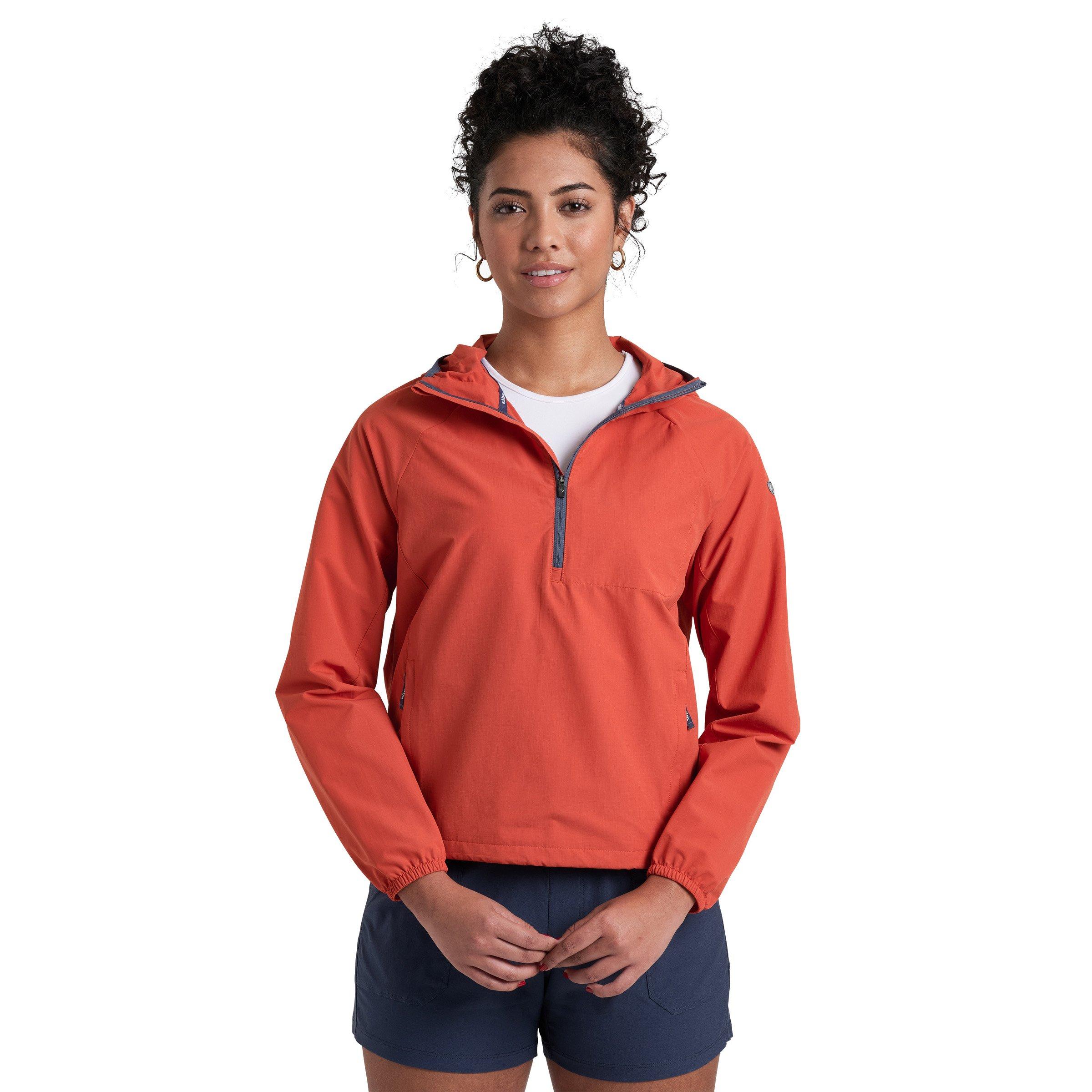Women's Wander 1/2 Zip Softshell Jacket - Red