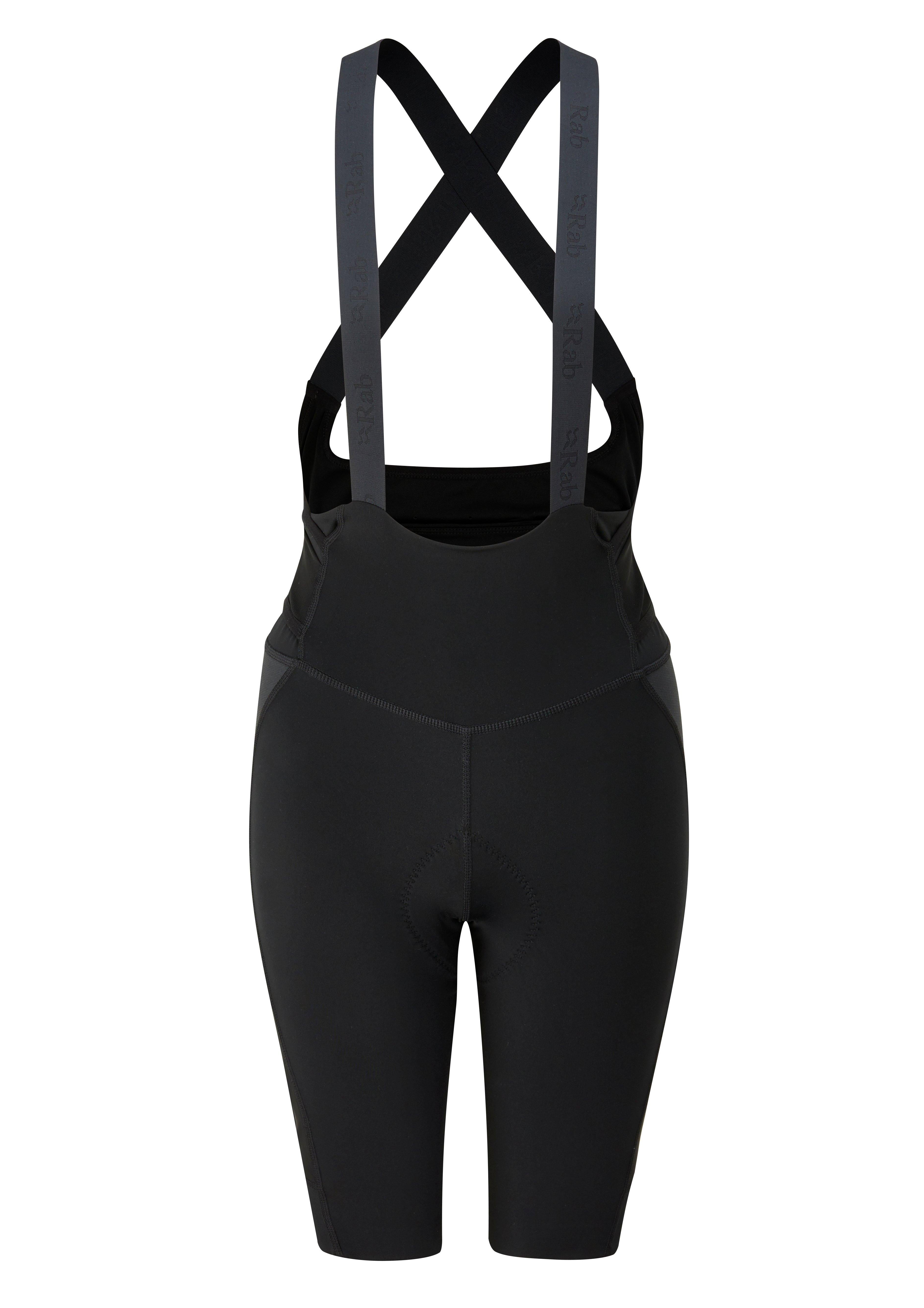 Women's Cargo Bib Shorts - Black