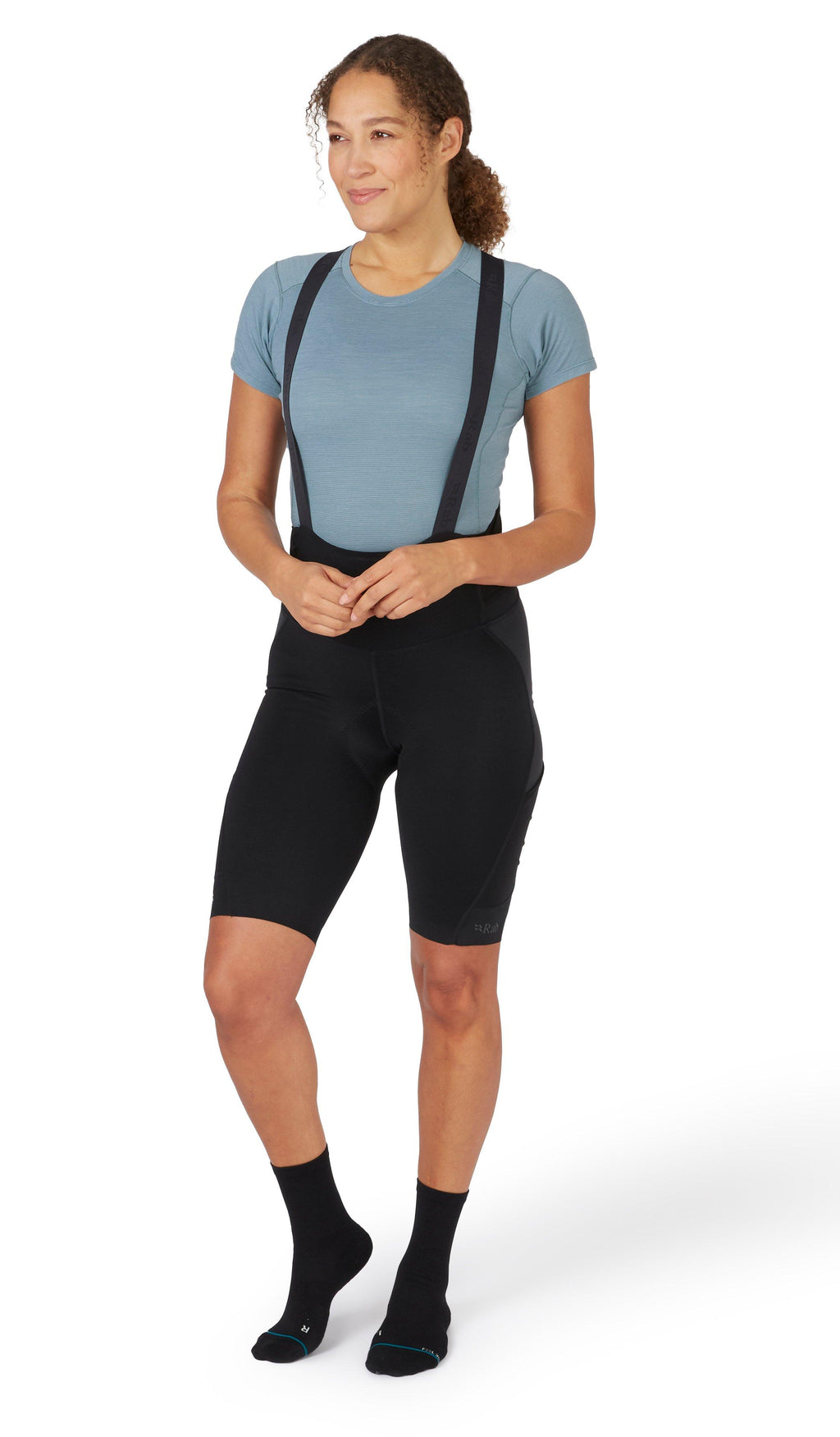 Women's Cargo Bib Shorts - Black