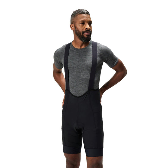 Men's Loop Bib Shorts - Black