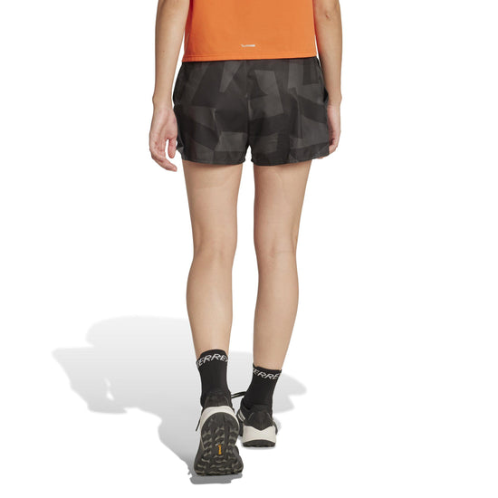 Women's Multi Printed 5" Shorts - Grey