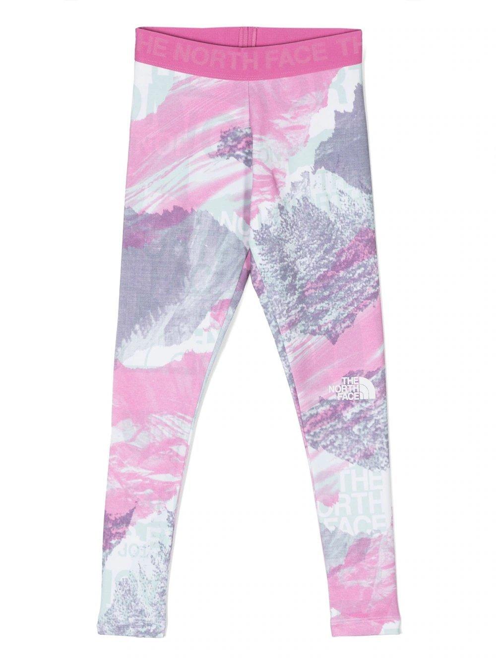Kid's Everyday Leggings - Super Pink Print