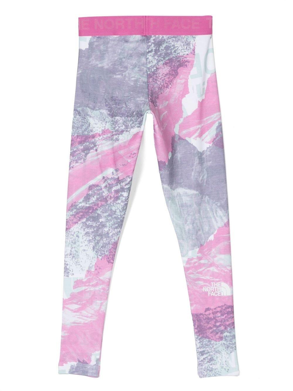 Kid's Everyday Leggings - Super Pink Print