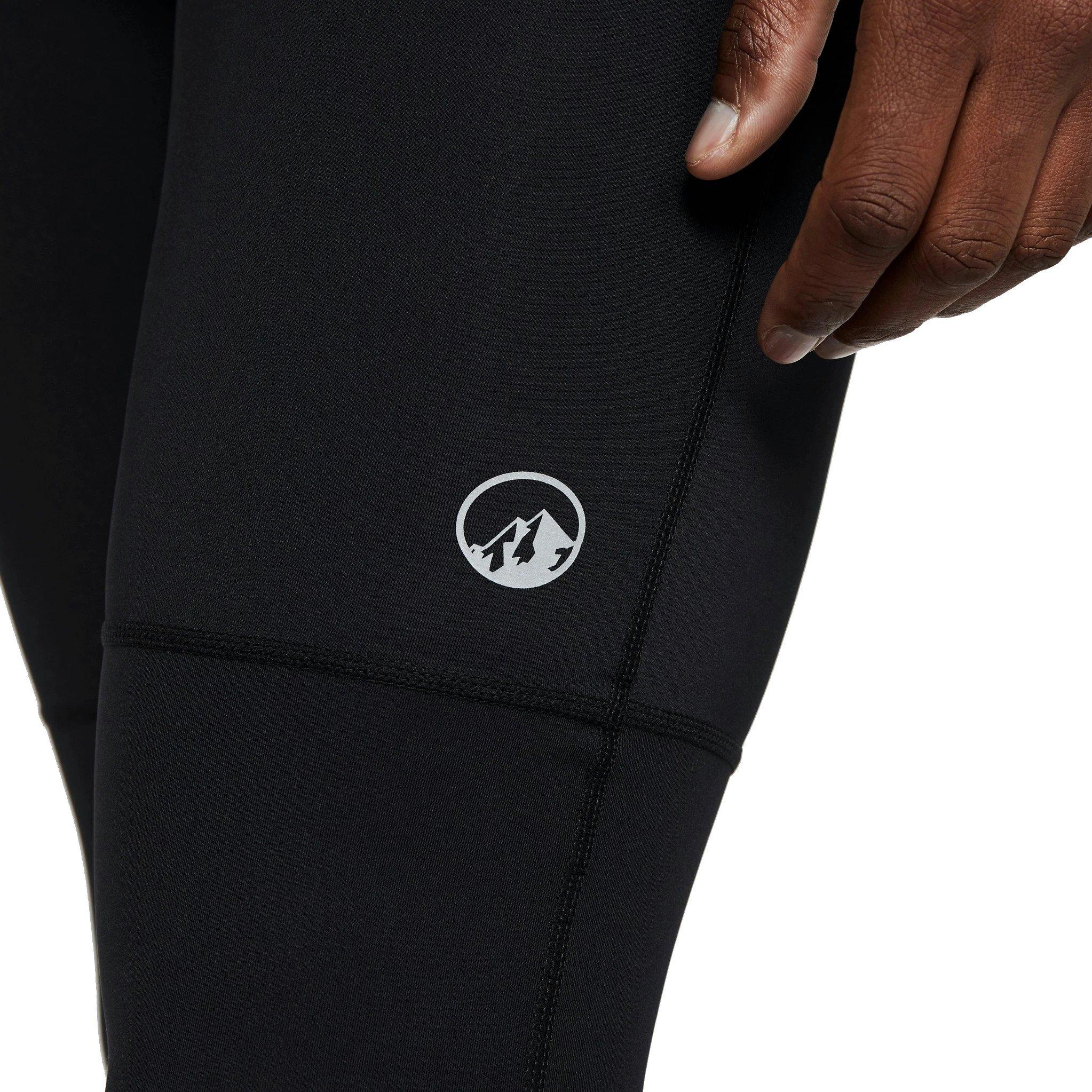 Men's Active Running Tights - Black