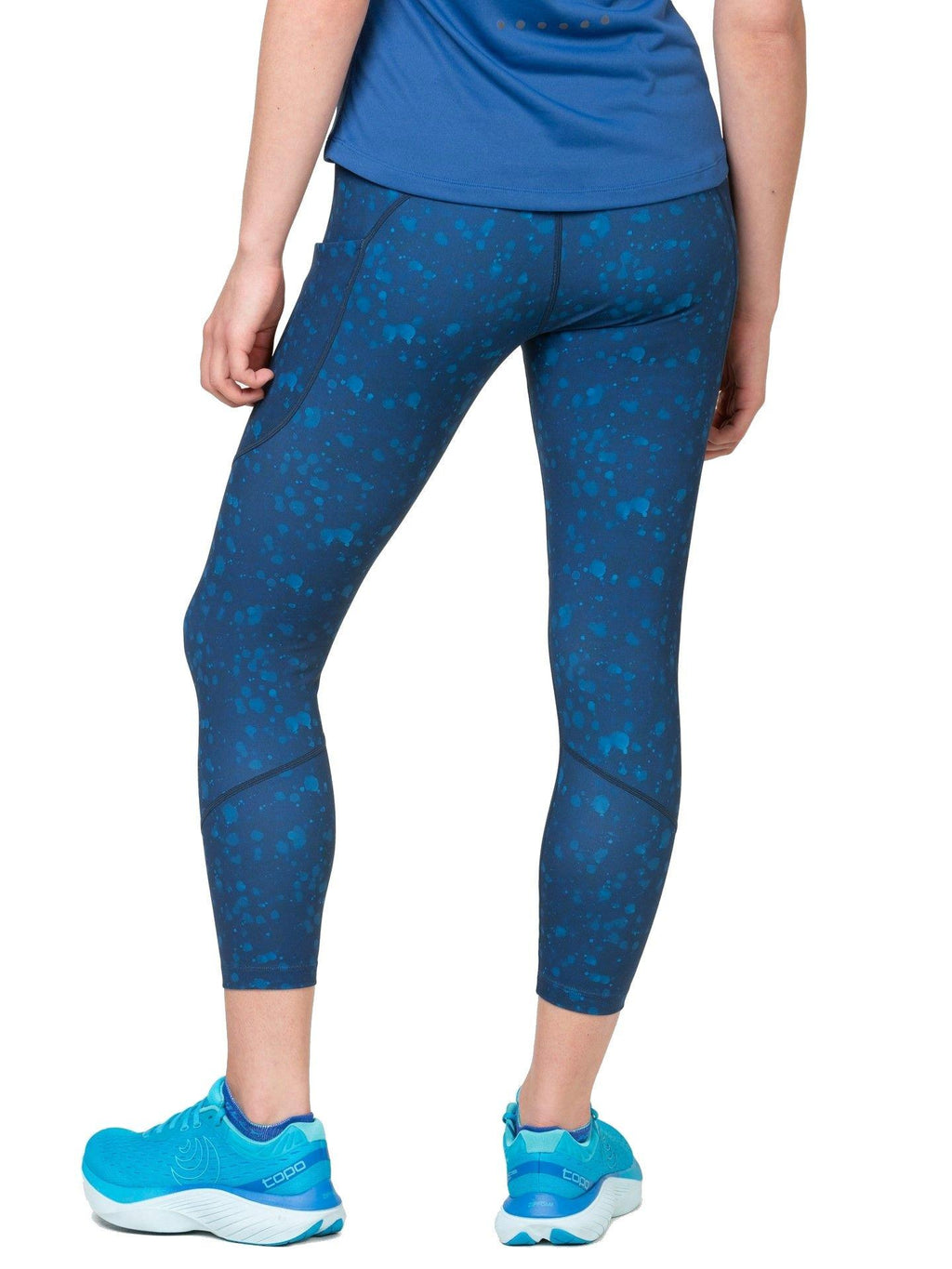 Women's Tech Crop Tights - Blue