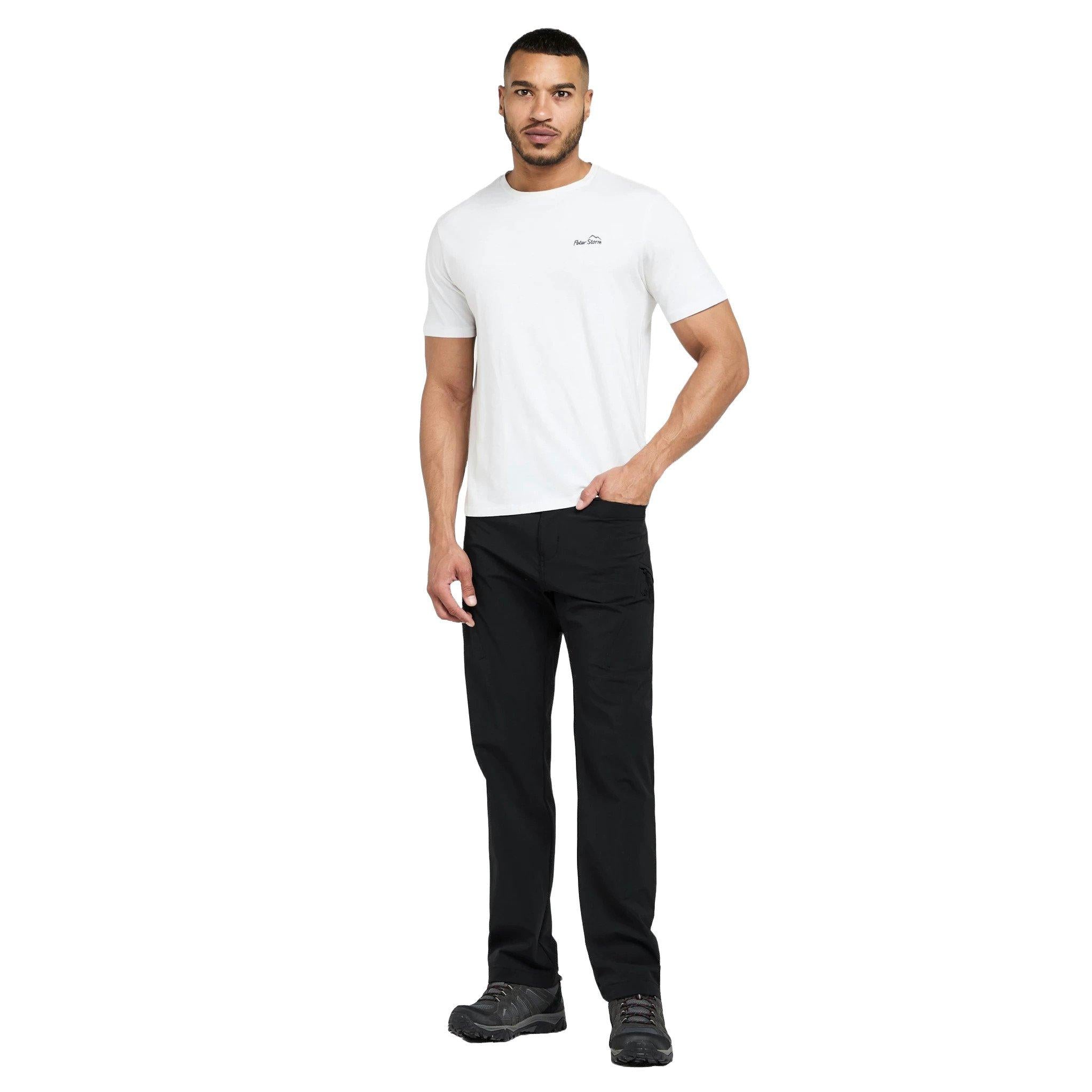 Men's Tech Walking Trousers (Reg) - Black