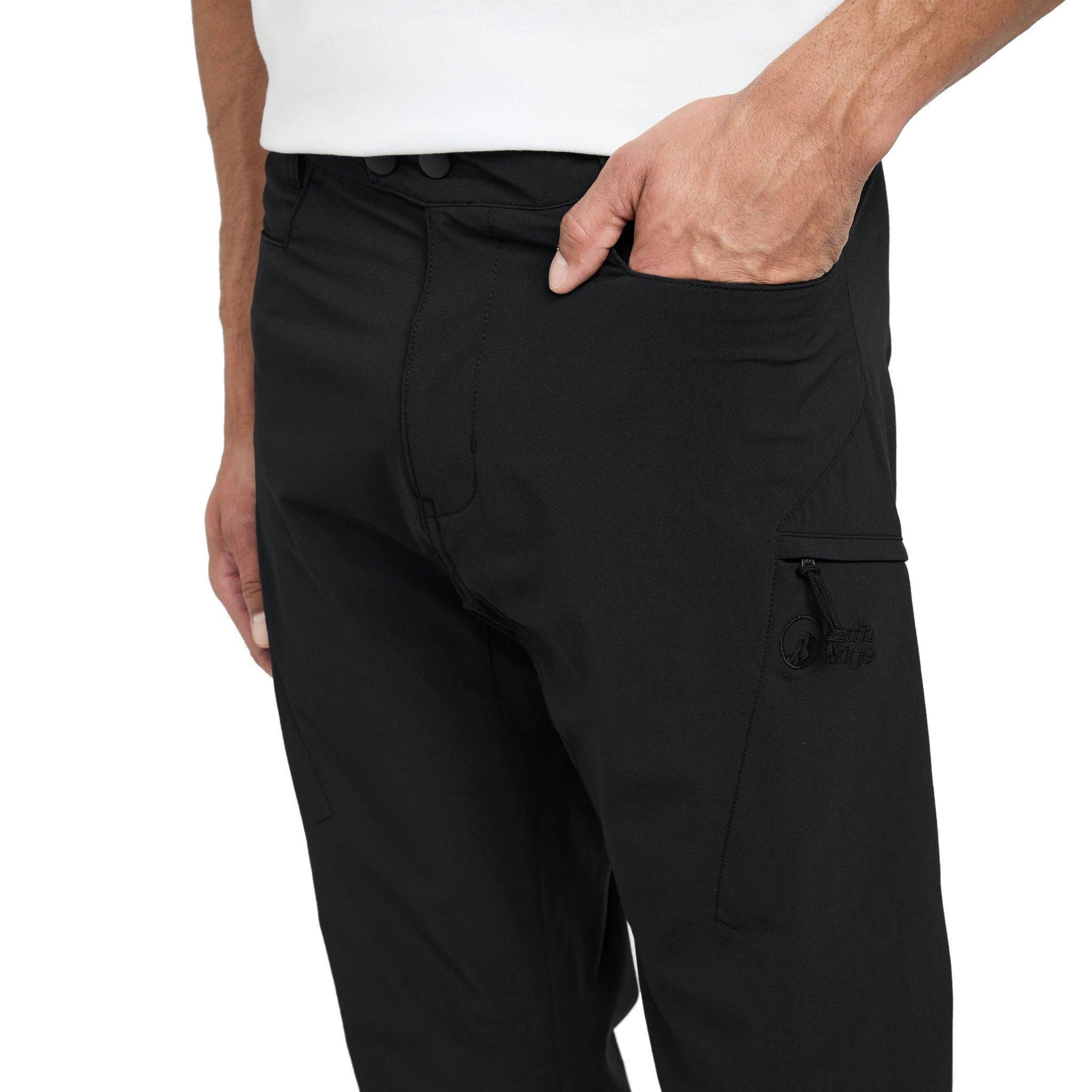 Men's Tech Walking Trousers (Reg) - Black