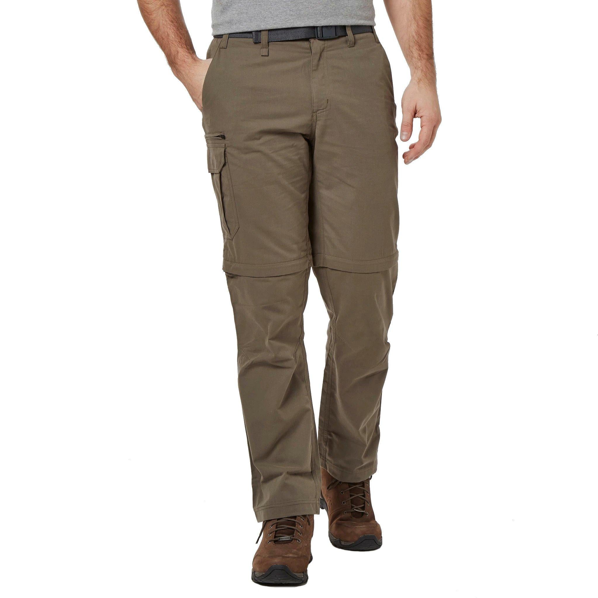 Men's Convertible Trousers - Brown