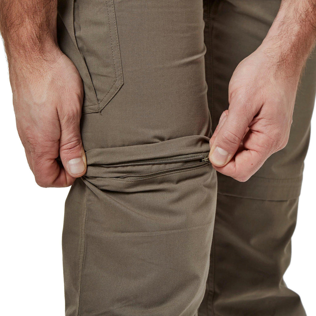 Men's Convertible Trousers - Brown