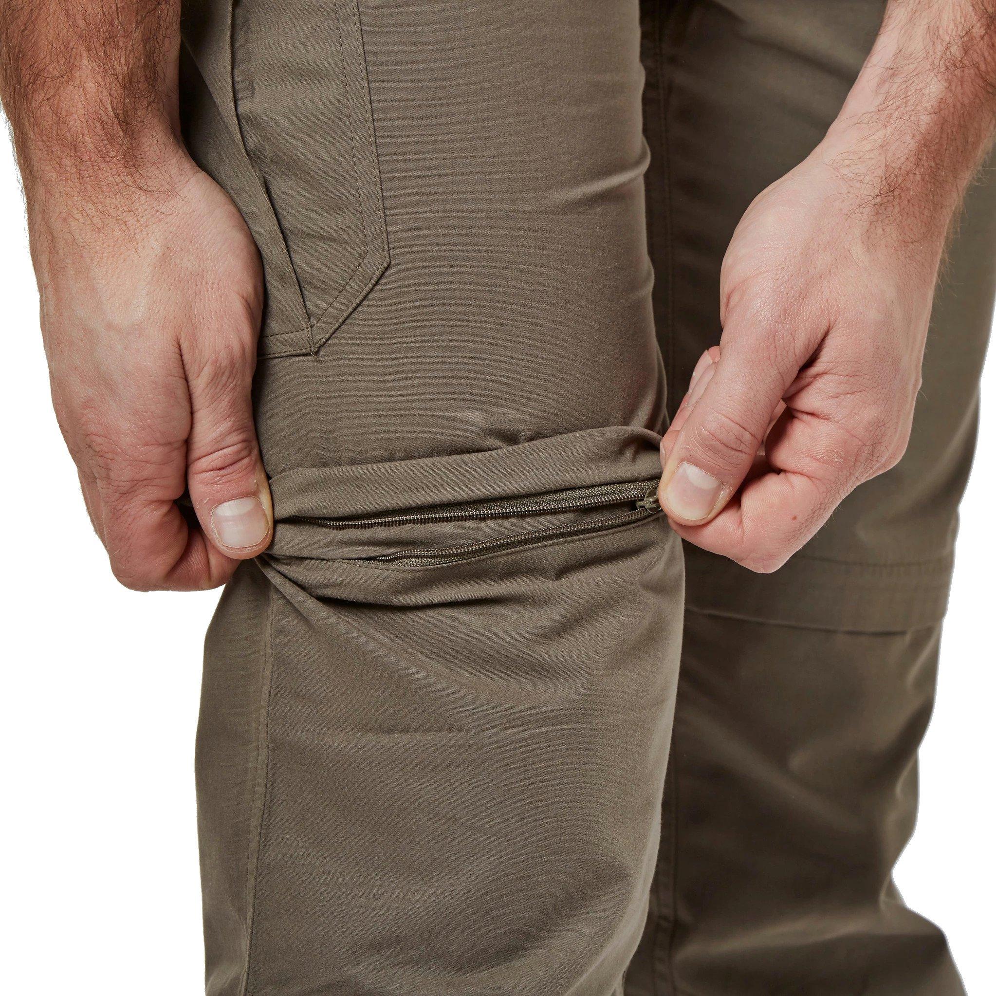 Men's Convertible Trousers - Brown