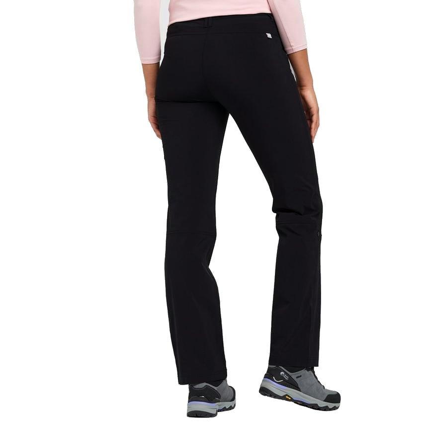 Women's Stretch Roll-Up Trousers (Short) - Black