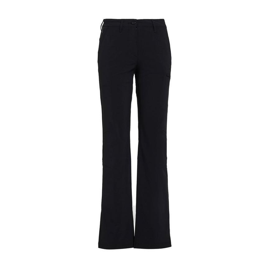 Women's Stretch Roll-Up Trousers (Regular) - Black