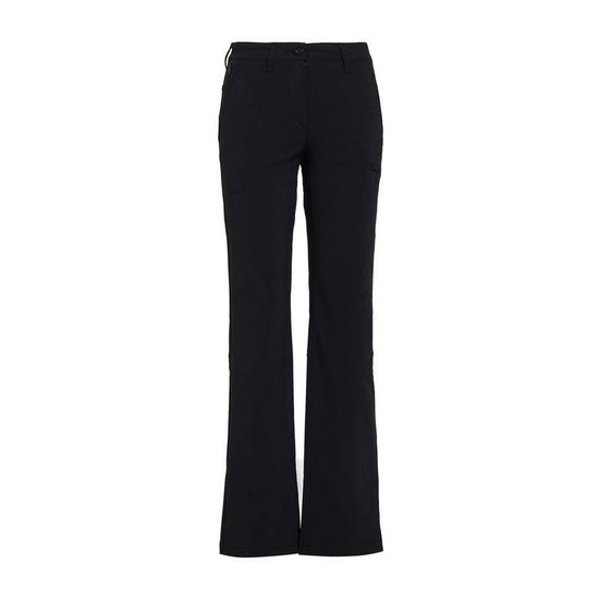 Women's Stretch Roll-Up Trousers (Regular) - Black