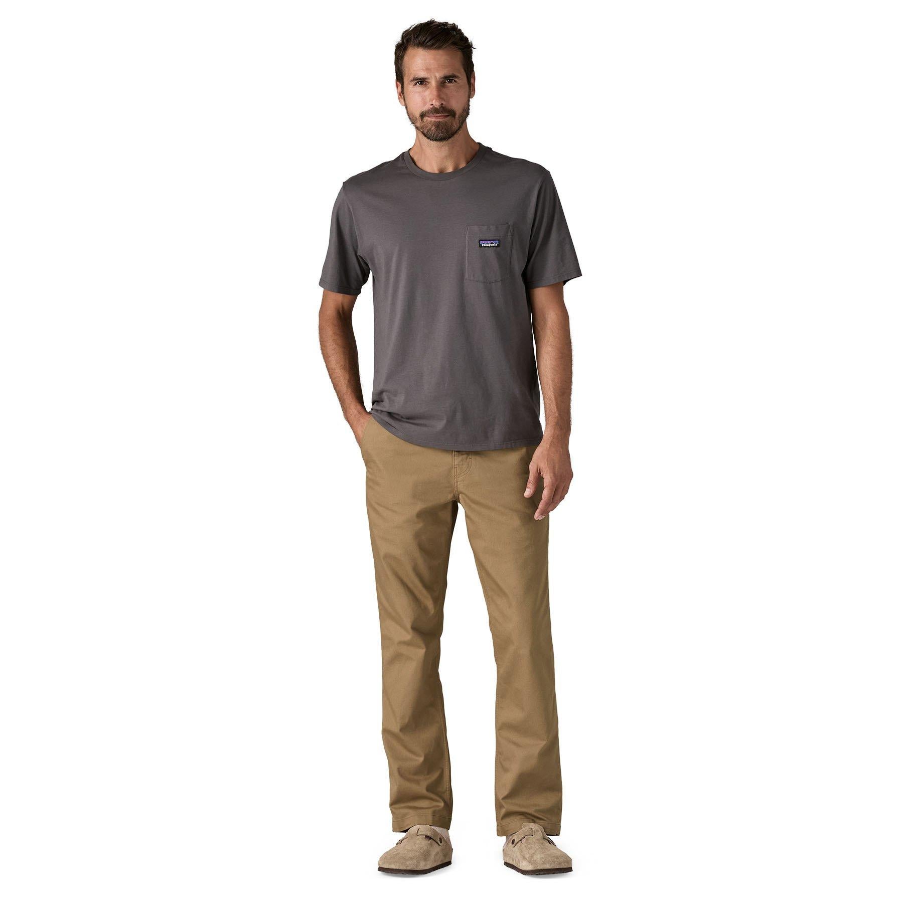 Men's Twill Traveller Chino Pants - Regular - Brown