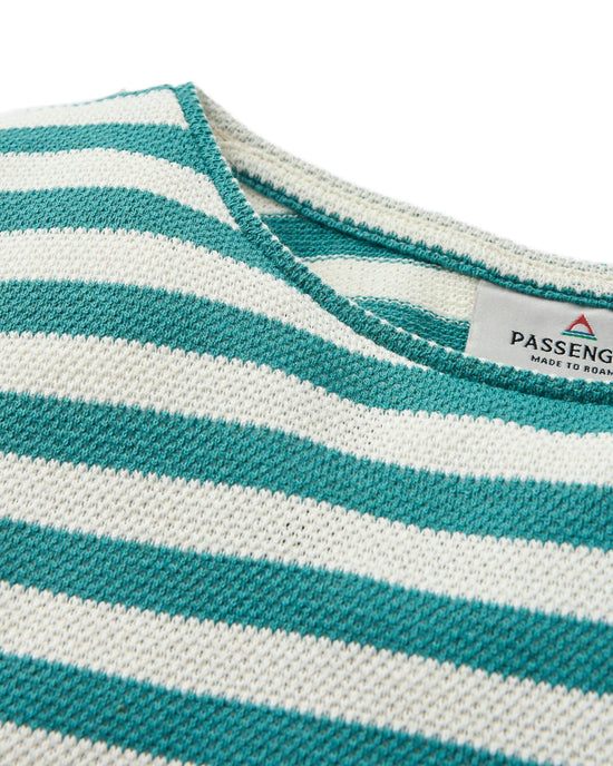 Women's Panorama Striped Long-Sleeve T-Shirt - Blue / White