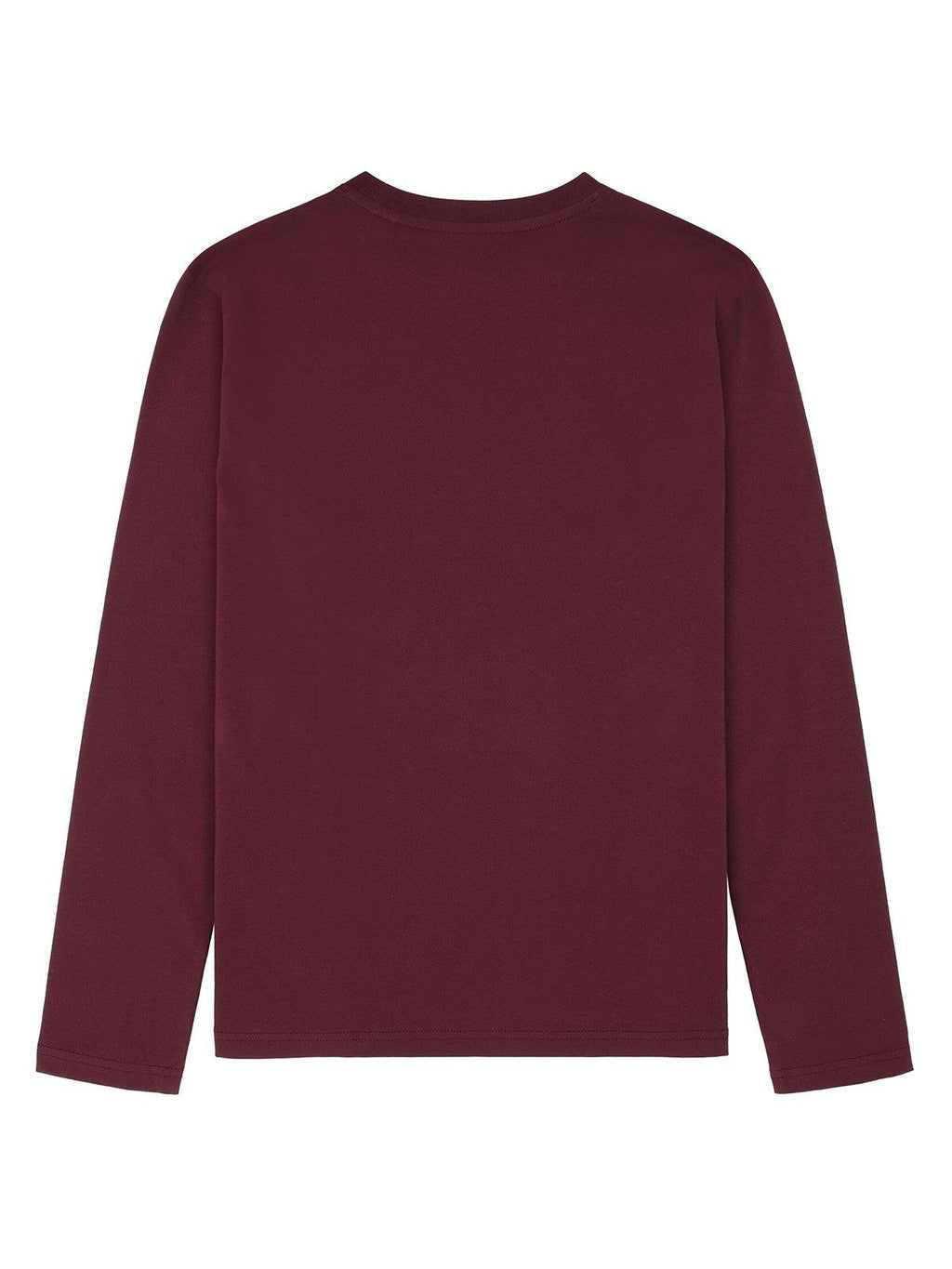 Women's Basic Cotton Long-Sleeve T-Shirt - Purple