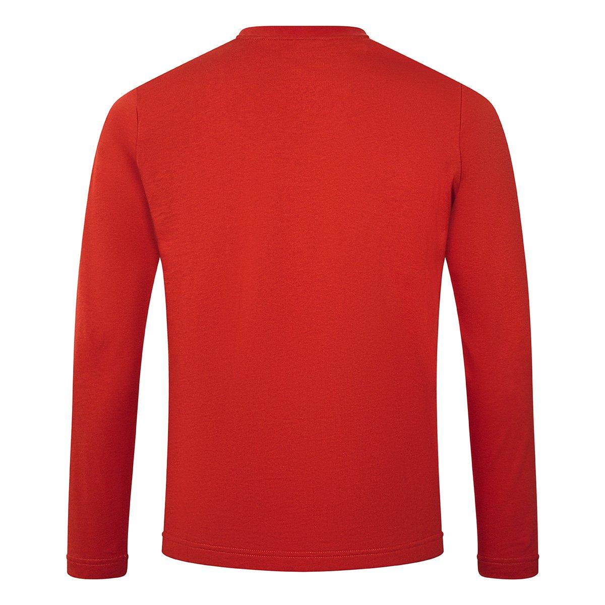 Men's Big Logo Long-Sleeve T-Shirt - Orange