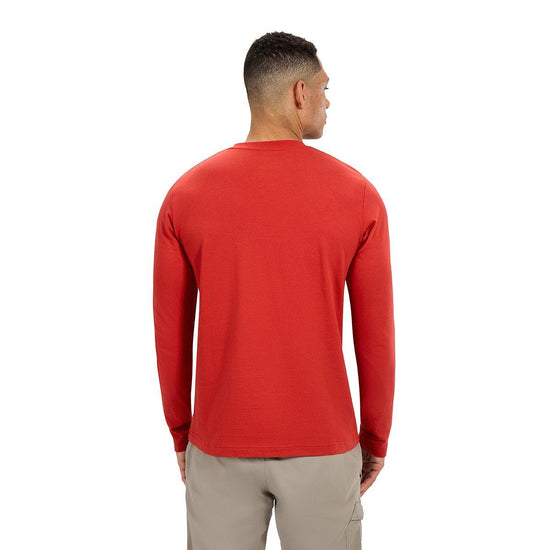 Men's Big Logo Long-Sleeve T-Shirt - Orange