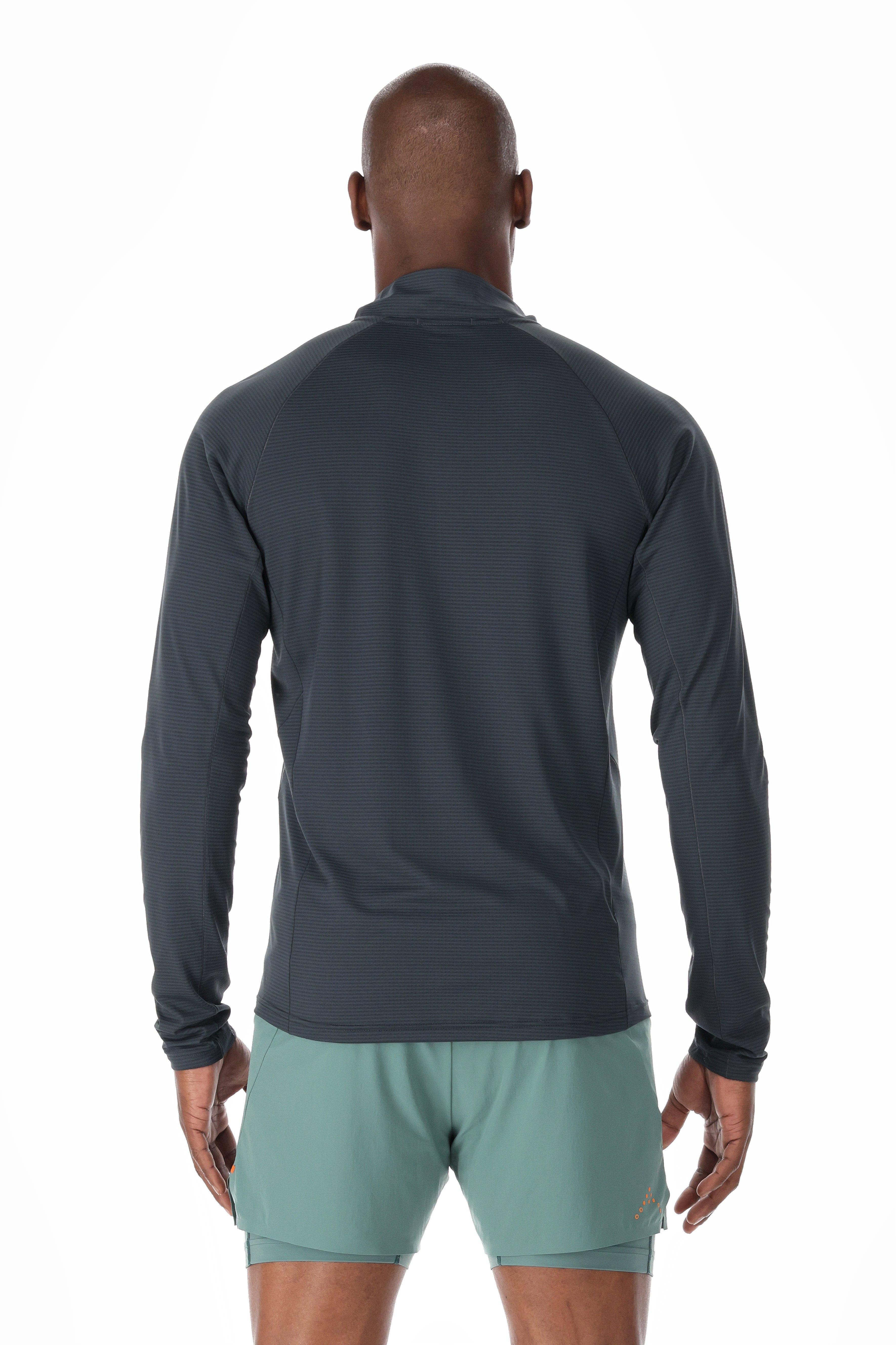 Men's Rab Sonic Long Sleeve Zip | Long-Sleeve Tech T-Shirts | Tiso UK