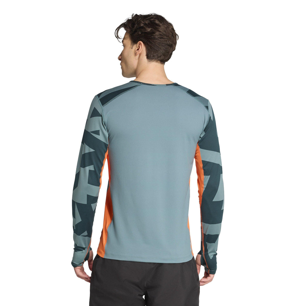 Men's Multi Synthetic Long-Sleeve Base Layer Top - Green