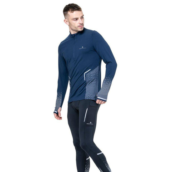 Men's Tech Reflect 1/2 Zip Base Layer Top - Navy