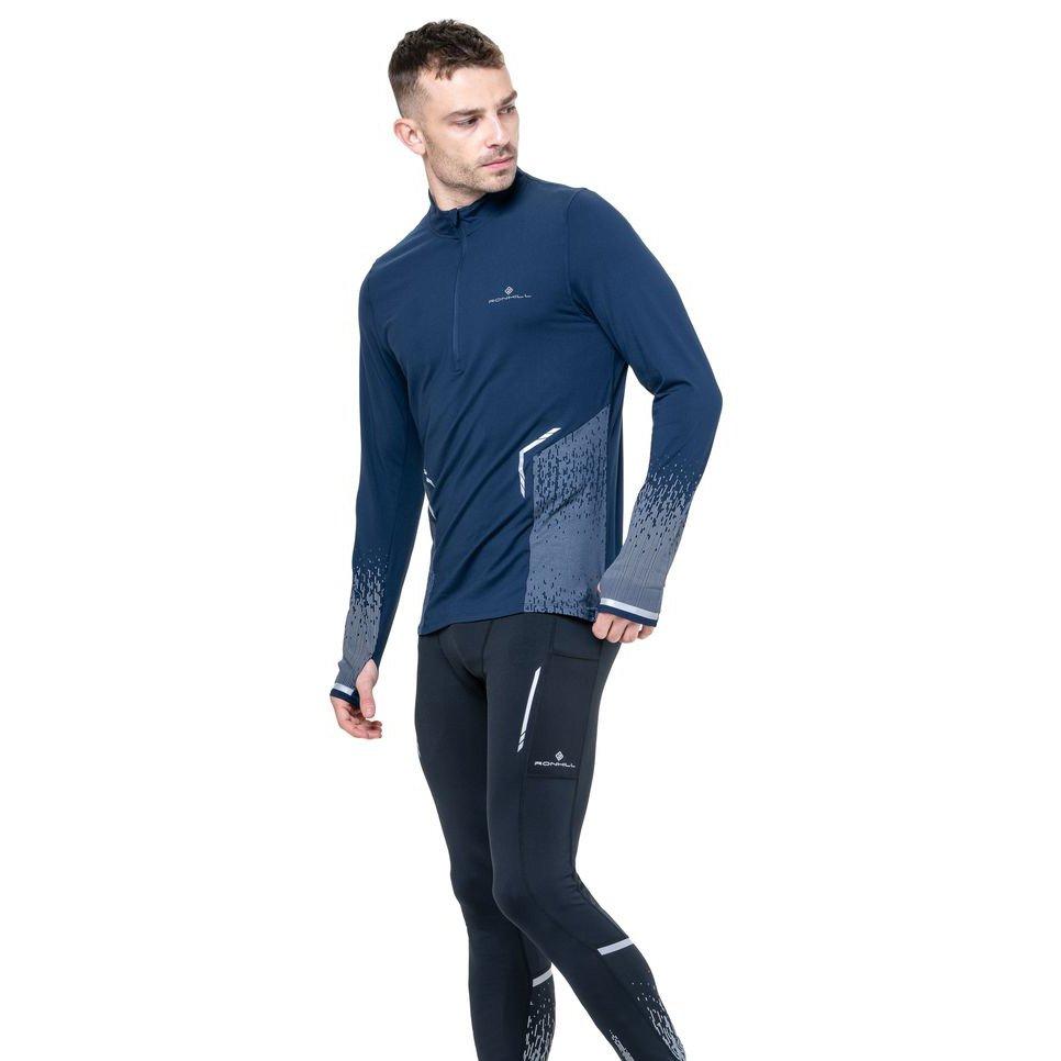 Men's Tech Reflect 1/2 Zip Base Layer Top - Navy