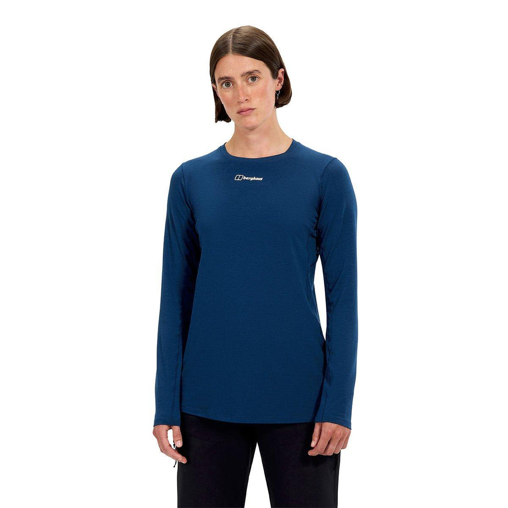 Women's Delta Long-Sleeve T-Shirt - Navy