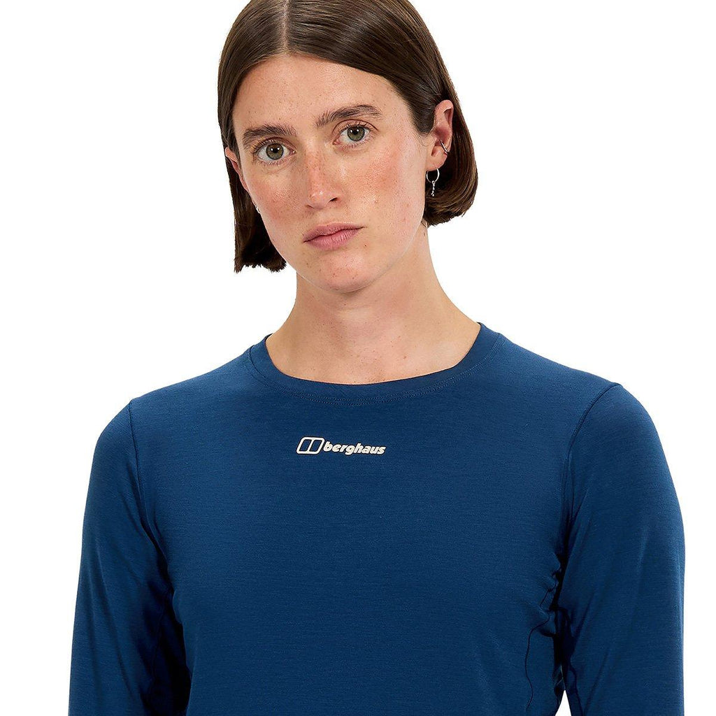 Women's Delta Long-Sleeve T-Shirt - Navy