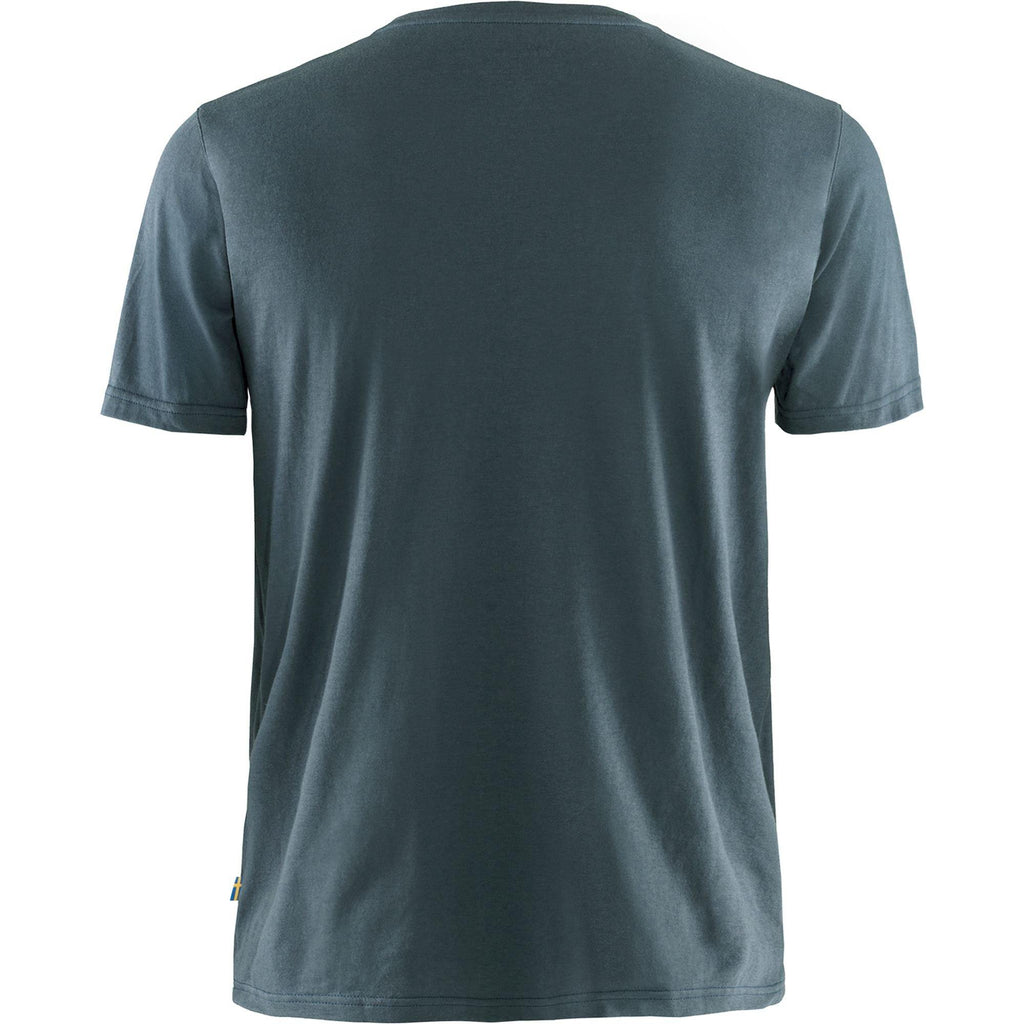 Men's Fjallraven Logo T-Shirt - Navy