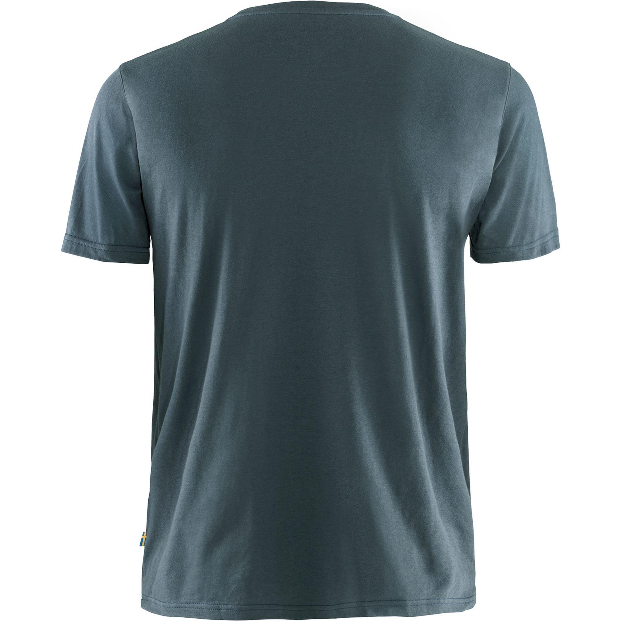Men's Fjallraven Logo T-Shirt - Navy