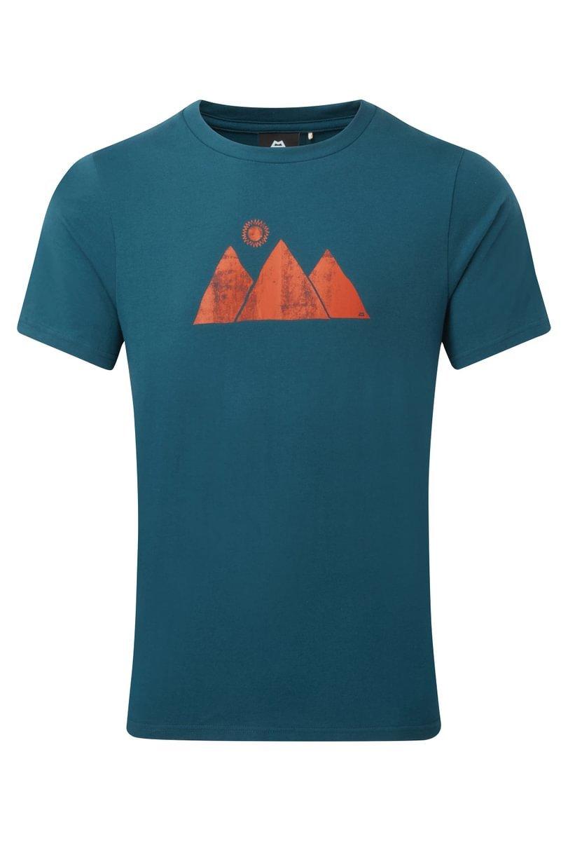 Men's Mountain Sun T-Shirt - Blue