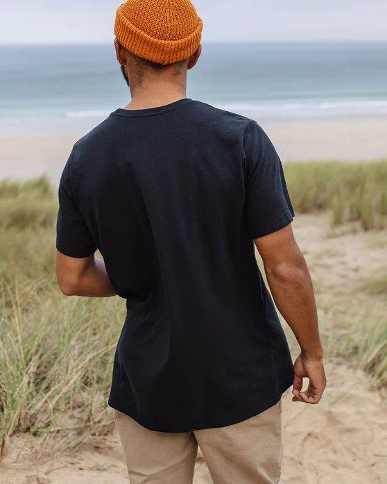 Men's Lost Road Recycled Cotton T-Shirt - Black